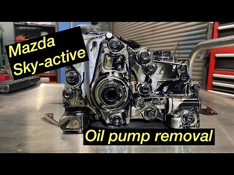Mazda oil pump removal, P06DE