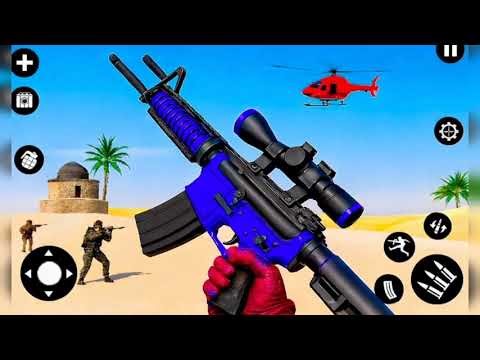 Gun Strike Mission 3d Offline game 🎯 android player commando gun strike mission android game