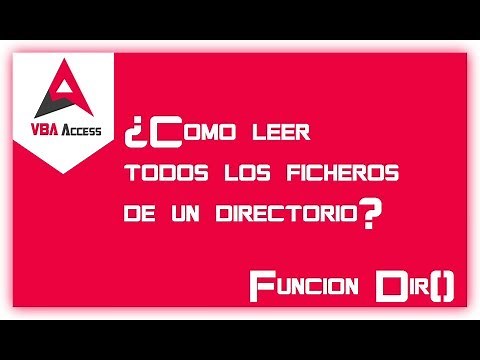 ¿Como leer todos los ficheros de un directorio? 🎤