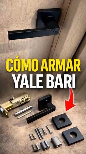 How to reassemble a Yale Bari lock handle if it came apart and you don't know how the pieces go t...