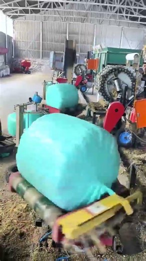 Double Silage Baler Working On Site | Efficient Silage Packing & Fermentation Process