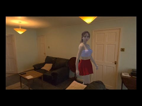 Quest 3 MR - TykeAI - interactive AI avatars - integrating Convai, showing AI navigation indoors