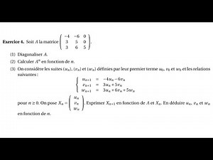 Diagonalisation : Exercice 4