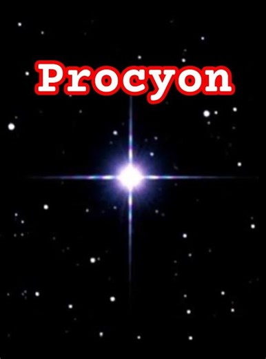 Telescope view of the star Procyon #space #planet #astronomy #moon #nasa #telescope #astro #gökyüzü