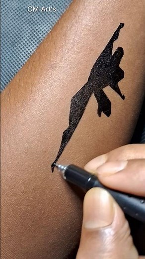 Simple Inspiration Tattoo Design | Pen Drawing Tutorial #inspirationtattoo #tattoo ##drawing #art