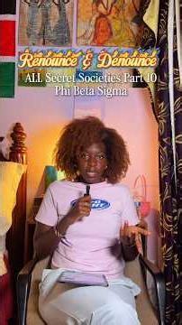 RENOUNCE AND DENOUNCE PHI BETA SIGMA