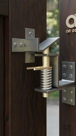 "Automatic Latching Door Lock "Sliding Gate Latch | #Shorts #gatelock #SlidingLatch"