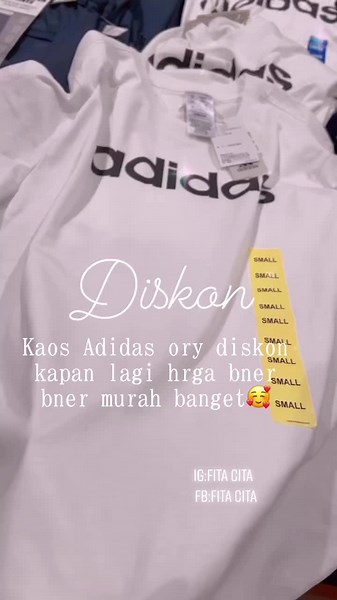 Diskon Kaos Adidas Ori - Harga Murah Banget!🥰
