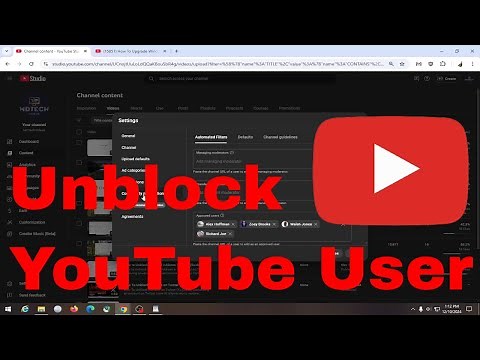 How To Unblock a YouTube User [Guide]