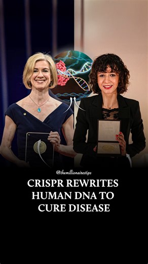 Millionaire Tips | CRISPR has demonstrated the ability to rewrite human DNA to cure diseases by using gene editing to remove defective code and repair... | Instagram