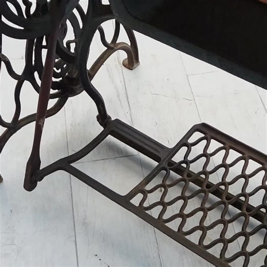 1930s, Singer Sewing Machine Table, Solid Oak Wood, Cast Iron. - Etsy