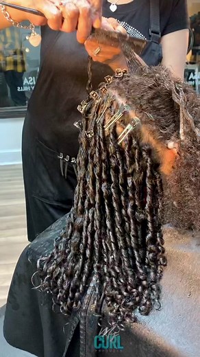 Finger Comb Twist Combo for Long Natural Hair