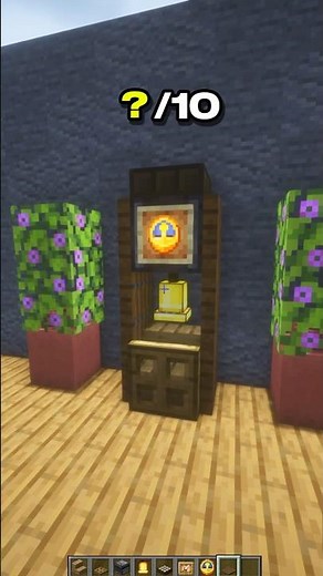 How to Make an Easy Working Clock in Minecraft – Redstone | CupSapling #minecraft #redstone #shorts