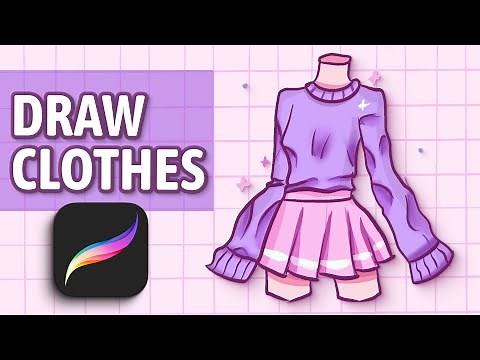 Drawing Clothes In Procreate | Procreate Tutorial