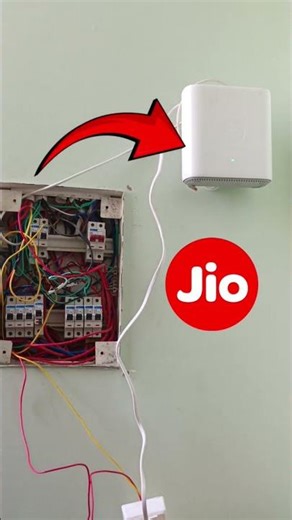 Jio AirFiber || New update device || Jio AirFiber installation #jio #wifi #shorts