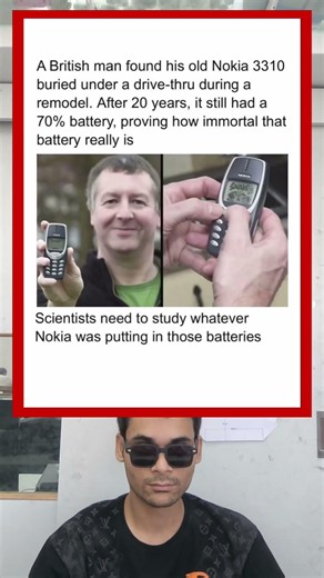 The legendary Nokia 3310 survives📱🤯