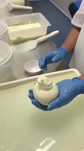 Burrata making