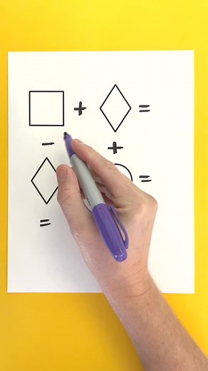673K views · 2.8K reactions | This math puzzle involving shapes is too easy for some people. | The Gooch | Facebook