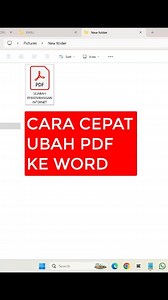 Cara cepat ubah PDF ke Word #word #microsoftword #tipsword #trikword #tutorialmicrosoftword #belajarword #belajarexcel #belajarngetik #ubahpdfkeword #pdftoword #wordtopdf #belajarkomputer #belajarlaptop #tutorialkomputer #tipsdantrik #infocerdas #ilmunetworking #panglimatutorial #cara #fyp semua orang @sorotan | Isnaini Elhabib