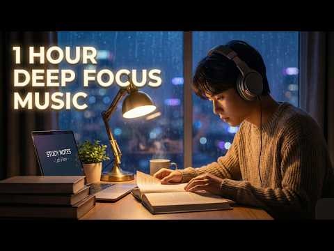 1 Hour Deep Focus Music for Studying & Concentration | Increase Productivity