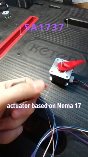 This is my 3d printed robotic actuator SA1737