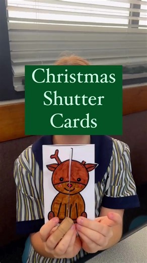 📸 @teachingwithmrsnichols: "These Christmas shutter cards were a hit in 4H last week! Get your hands on this resource from @teachstarter!🎄I had kids going back for seconds and thirds of these cards….its a winner!!" Click here to download our Shutter Christmas Cards Printable Pack here > https://bit.ly/46DrhgV | Teach Starter