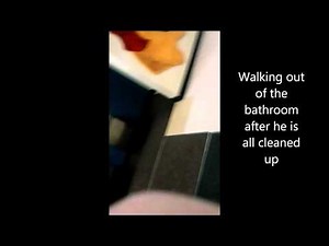 kid told to sit in poop