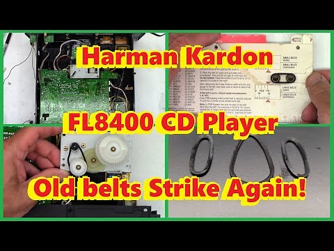 Harman Kardon FL8400 CD Player - Wont open or close - Old belts strike again