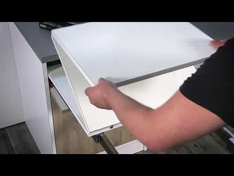 Pull-Out Table Fitting with Folding Leg from Häfele