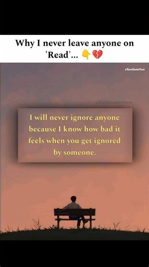 The worst feeling is being ignored... 🥺💔 #sadstatus #sadquotes #friendship #bestfriend #quotes #sad
