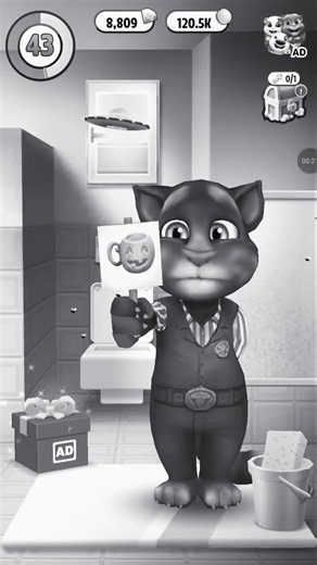 😱 Talking Tom's Creepiest Night Ever... Don't Watch Alone! #shorts