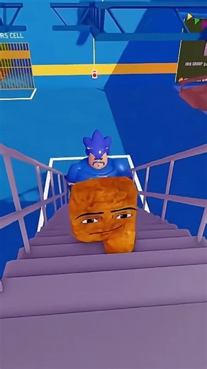 SONIC BARRY VS POLICE BARRY PRISON OBBY! ⚡🔥 #Shorts #RobloxObby #sonic