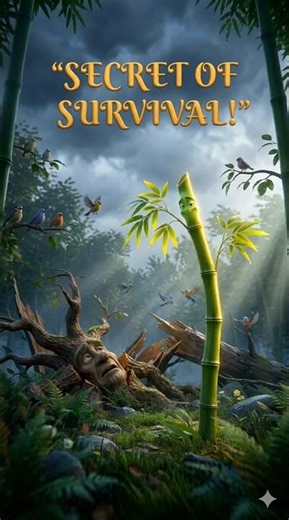 “The Strong Tree That Broke… and the Weak One That Survived 🌪️” #shorts