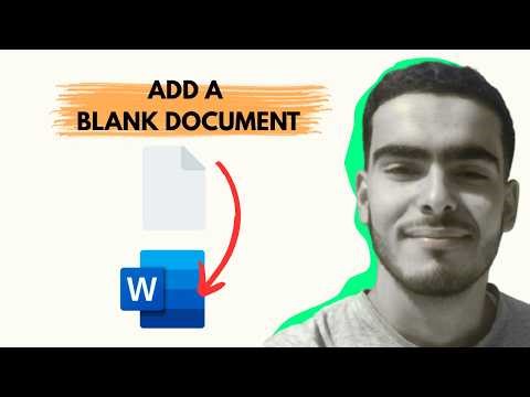 How to Add a Blank Document in Word – 2026 Tutorial (Fast & Easy) mp4