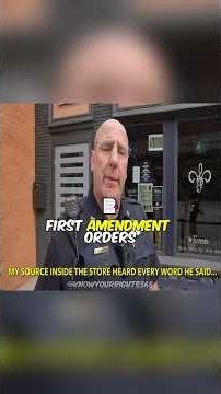 I Know EXACTLY What You Said! Auditor vs Chief of Police! #audit #firstamendment