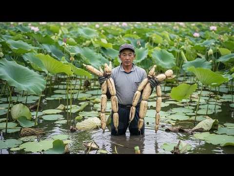 Japanese Lotus Root Farming Explained – Harvesting and Processing at Scale