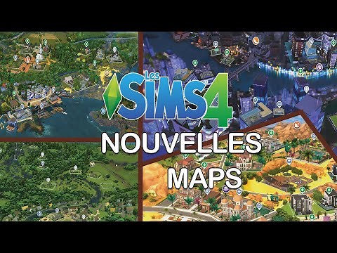 DES NOUVELLES MAPS POUR LES MONDES | Sims 4