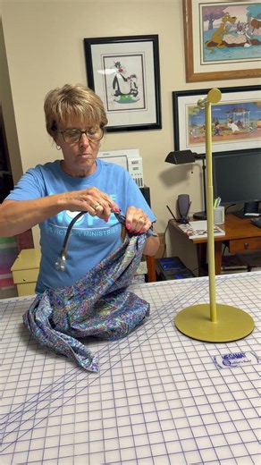 Lila's Designs - How to Fold a Furoshiki Bag - Featuring Kathy Underwood