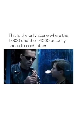 Meme | In this iconic scene from Terminator 2: Judgment Day, the T-800 uses a clever tactical maneuver to confirm his suspicions about John... | Instagram