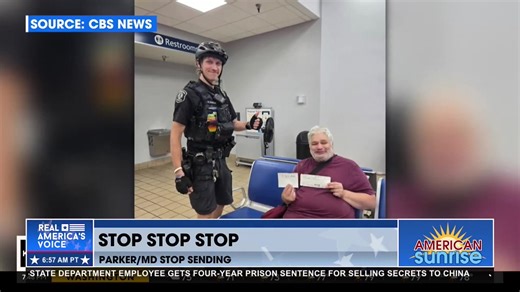 POLICE OFFICER USES HIS OWN MONEY TO HELP TRAVELER "We're supposed to be good men," he said. | America's Voice News