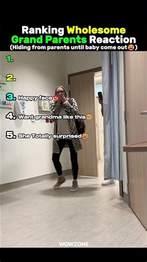 Ranking Wholesome Grand Parents Reaction 🥺