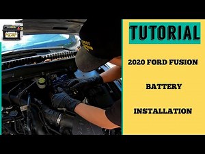 How to Install a 2020 Ford Fusion Battery | Step by Step