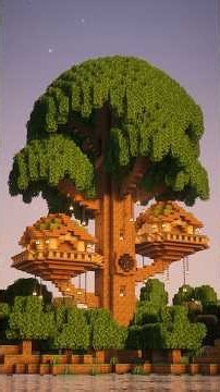 Minecraft Perfect Tree House 🌳 #minecraft