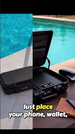 Portable Security Lock Box for Travel, Gym| Anti-Theft Valuables Safe #securitysafe #safelocker