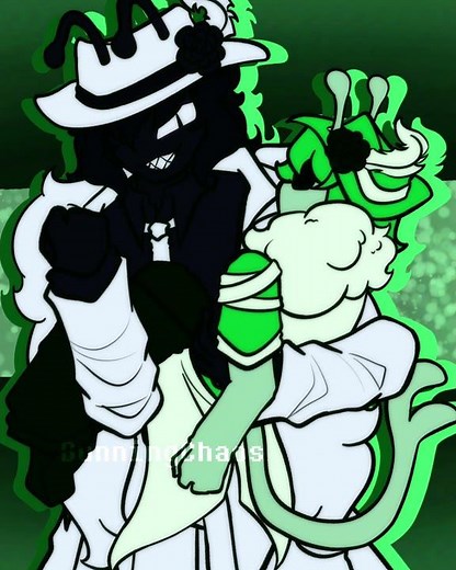 "No Hands" Meme - Alien Doublefedora (Birthday Gift for friend) #animation #art #tweening