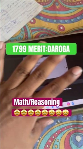 Bihar Daroga Mains Math/Reasoning Class