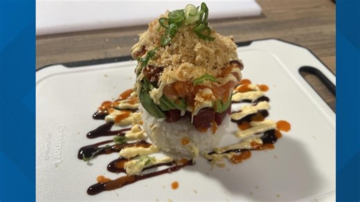 How to make a sushi tower at home