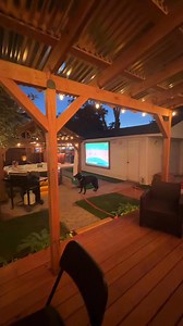 Friday nights in our backyard. #backyardbar #backyardgoals #mancave #patio | Matt Thompson