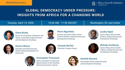 Global democracy under pressure: Insights from Africa for a changing world | Damon Wilson