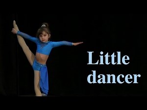 Little girl performs modern choreographic dance at Talent Show ZIRKA